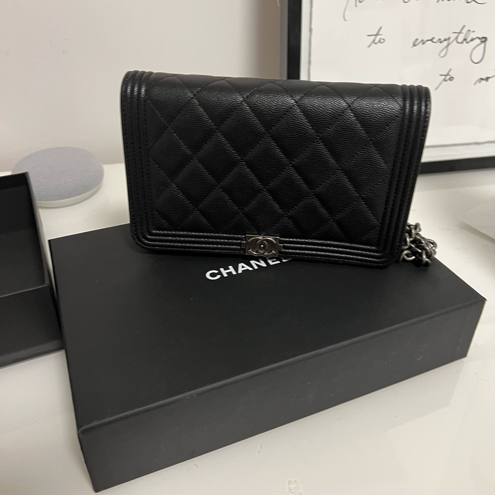 Chanel Boy Wallet On Chain
